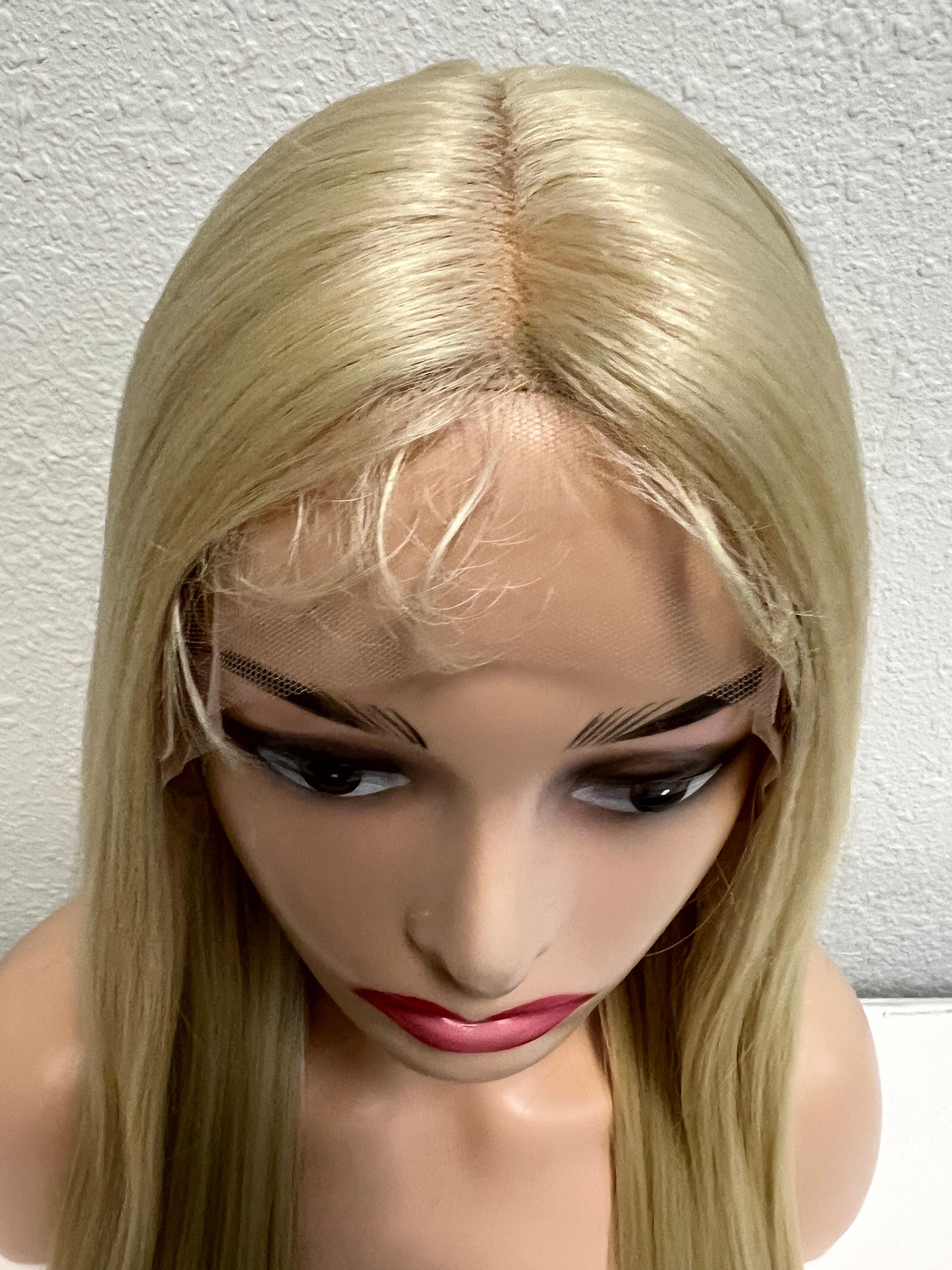 ?28” LIGHT BLONDE STRAIGHT LACE FRONT WIG ? NWT 28 main image 2