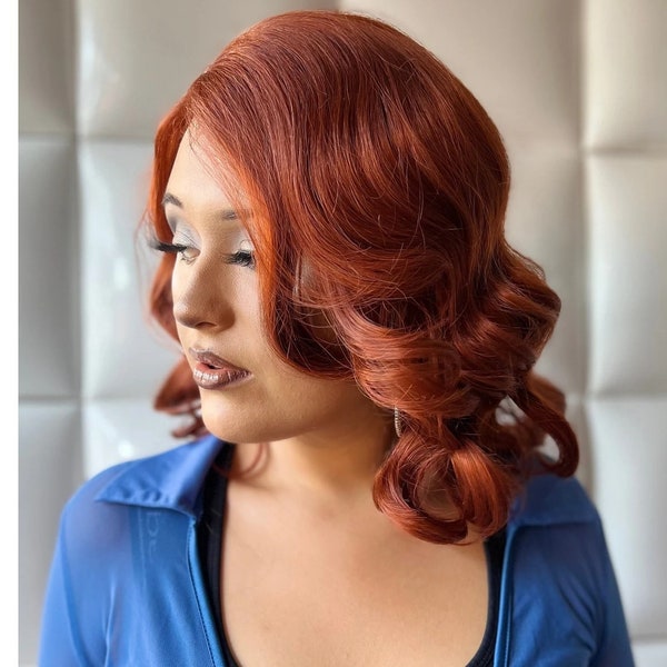 Retro Rock Wig Womens 1950s Auburn main image 1