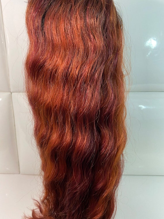 Ponytail top extension red