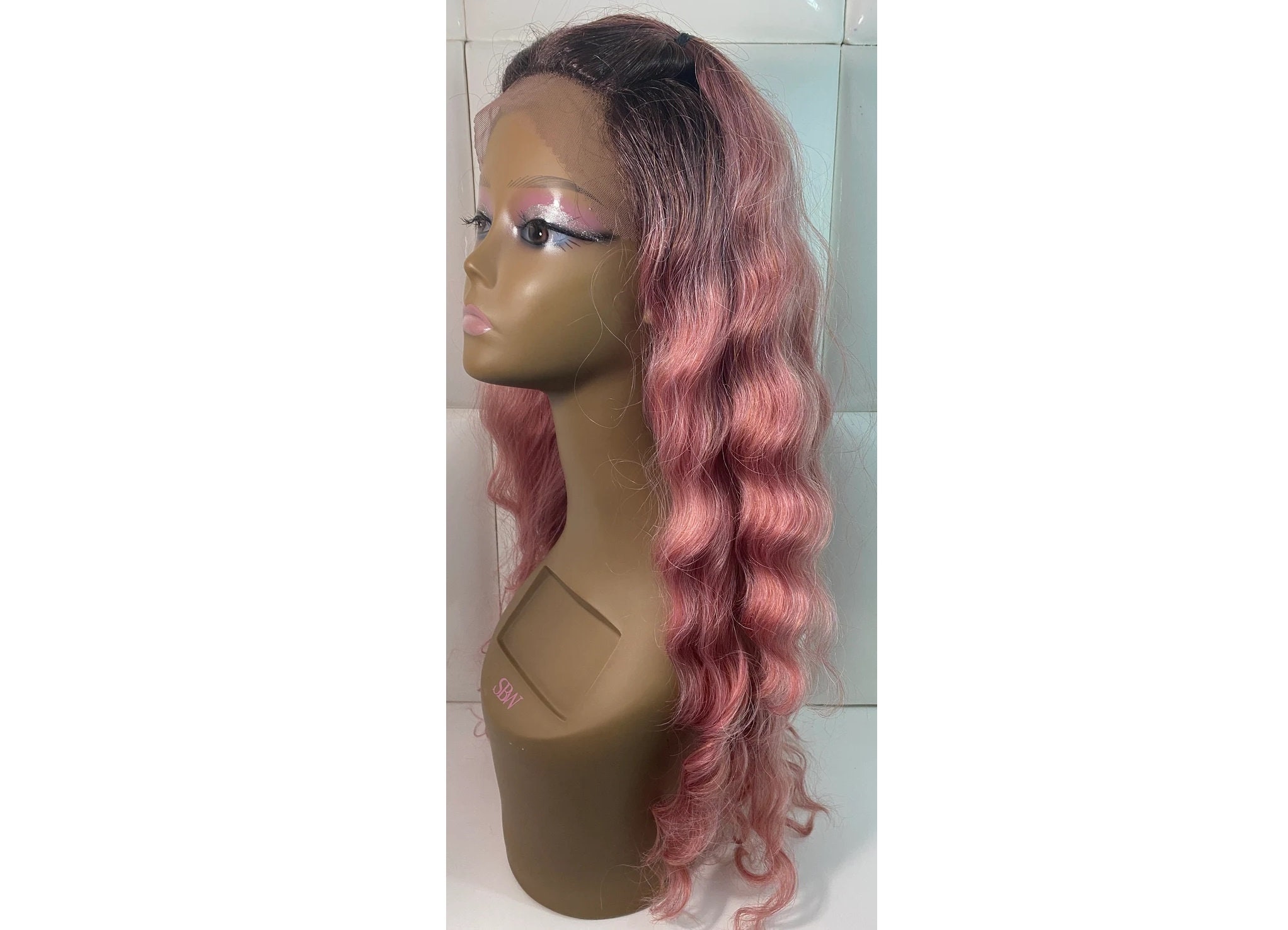 Kesha, Synthetic Wig Lace Front Wig, Low Density Ombre Dark Roots