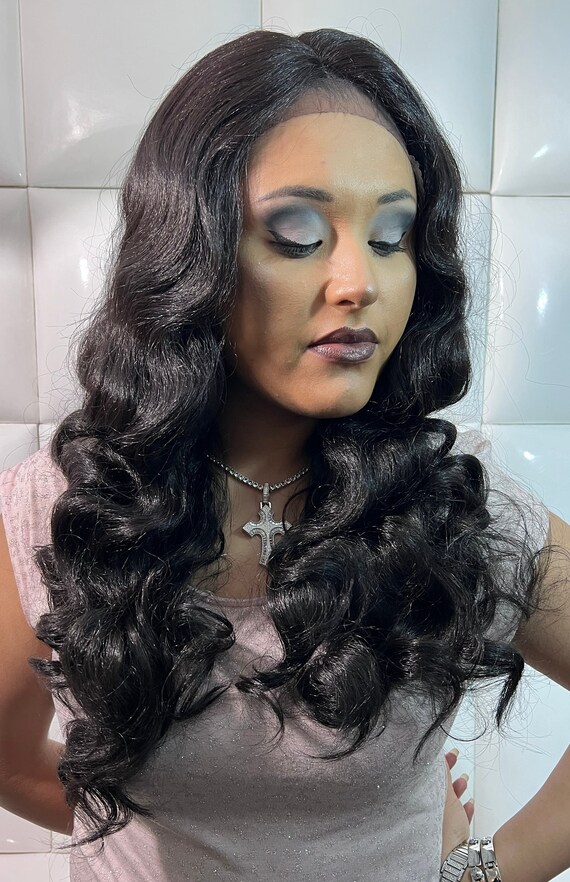 Brown Romance Curls Swisslace Lacefront Wig Brunette Spiral Curly Lace Front Wig LF169 | WigIsFashion main image 3