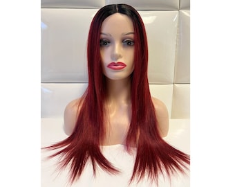 Lace Front Cinnamon Red Long Wavy Heat Resistant Wig Sexy Hot Red Curly Wavy Natural Looking H.d Lace Front Wig  main image 4