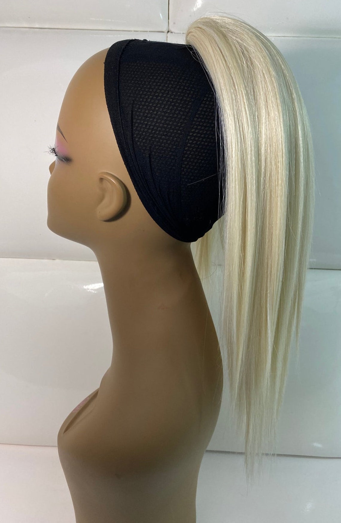 Drawstring Ponytail Extension Human Hair & Synthetic COOL - Etsy