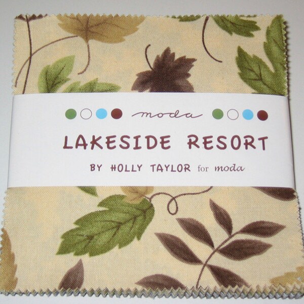 Lakeside Resort Charm Pack (42 Pieces) By Holly Taylor For Moda