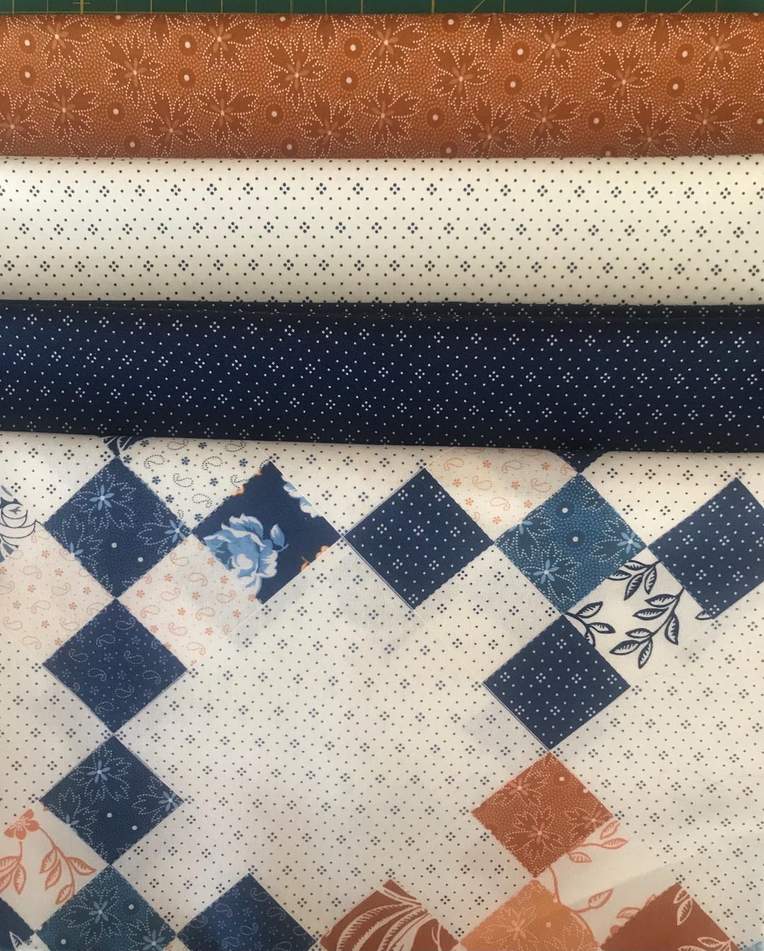 4 Yd Bundle Denim & Daisies by Joanna Figeuroa of Fig Tree Co for Moda ...