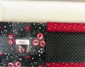 Starberry - Corey Yoder of Coriander Quilts 2026 BOM Mystery Quilt Sew Along - Free Pattern - Starts 3/21/26