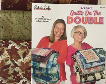 3 Yards Kit- Holly Taylor Country Road and Fabric Cafe Quilts on the Double Quilt Book