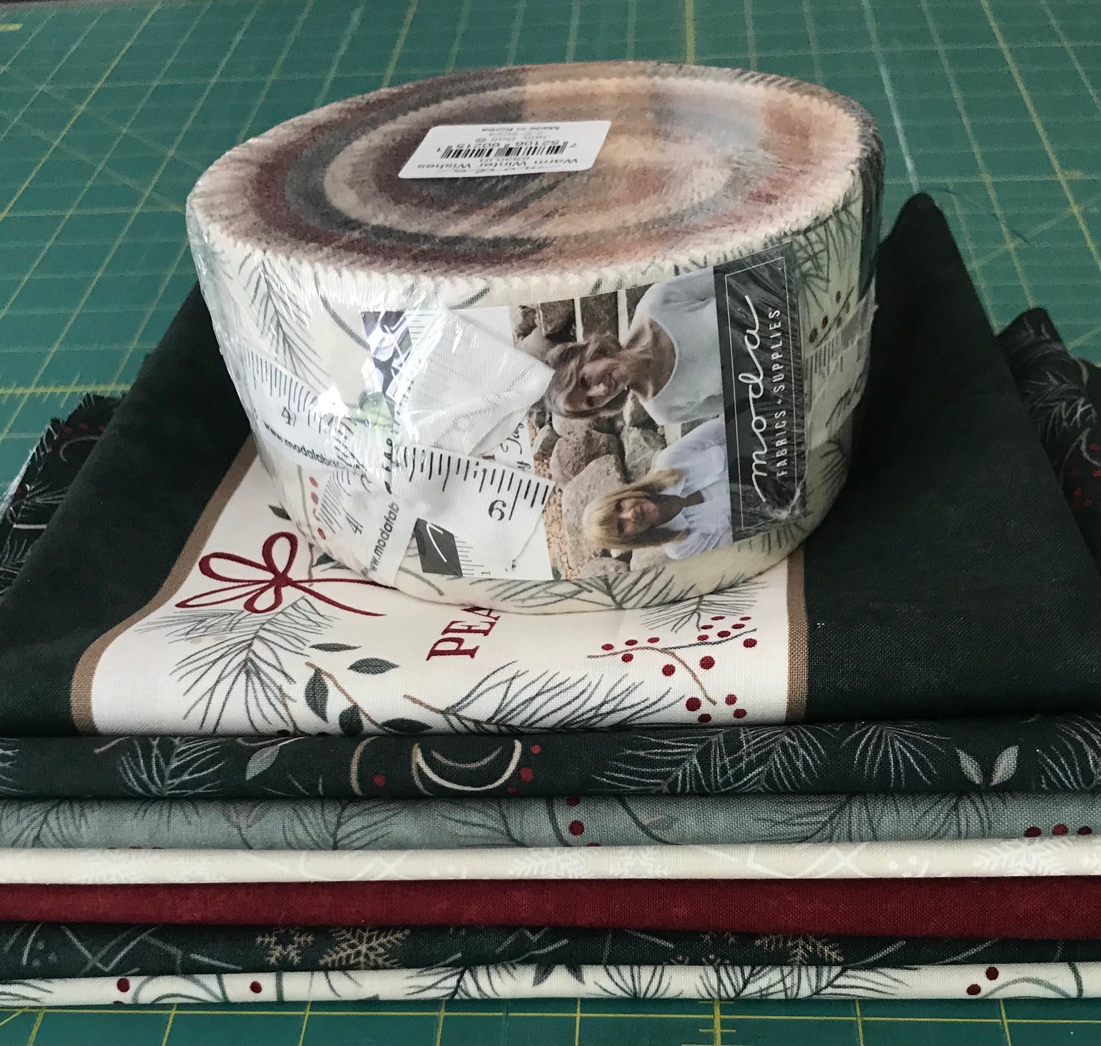 Warm Winter Wishes Fabric Bundle by Holly Taylor for Moda Etsy