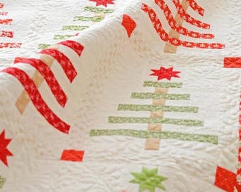 Yuletide Spruce Quilt Kit by Fig Tree - Moda- 60" X 70" - Etsy