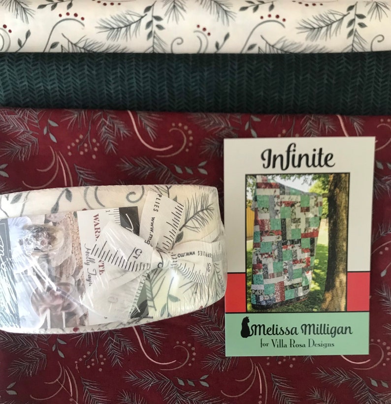 Warm Winter Wishes Quilt Kit Red by Holly Taylor for Moda Etsy