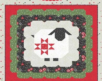 Wooly Wall Hanging Quilt Pattern #205 By Corey Yoder for Corriander Quilts 40” x 40”