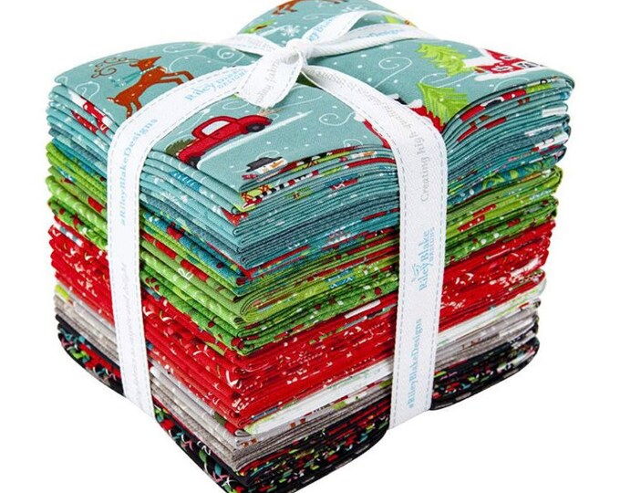 Snowed in - 26 Piece FQ Bundle by Heather Peterson for Riley Blake - Etsy