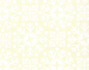 5 Yard Backing - Joy By Kate Spain For Moda Fabrics- Off White/Snow Snowflake