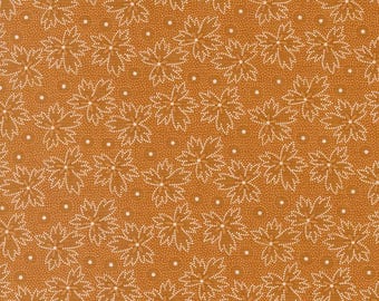 Denim And Daisies Nutmeg # 35385-15 by Joanna Figeuroa of Fig Tree & Co for Moda