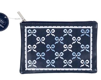 Nantucket Summer Darling Quilt Zipper Glam Bag 5.5” x 8” By Camille Roskelley For Moda