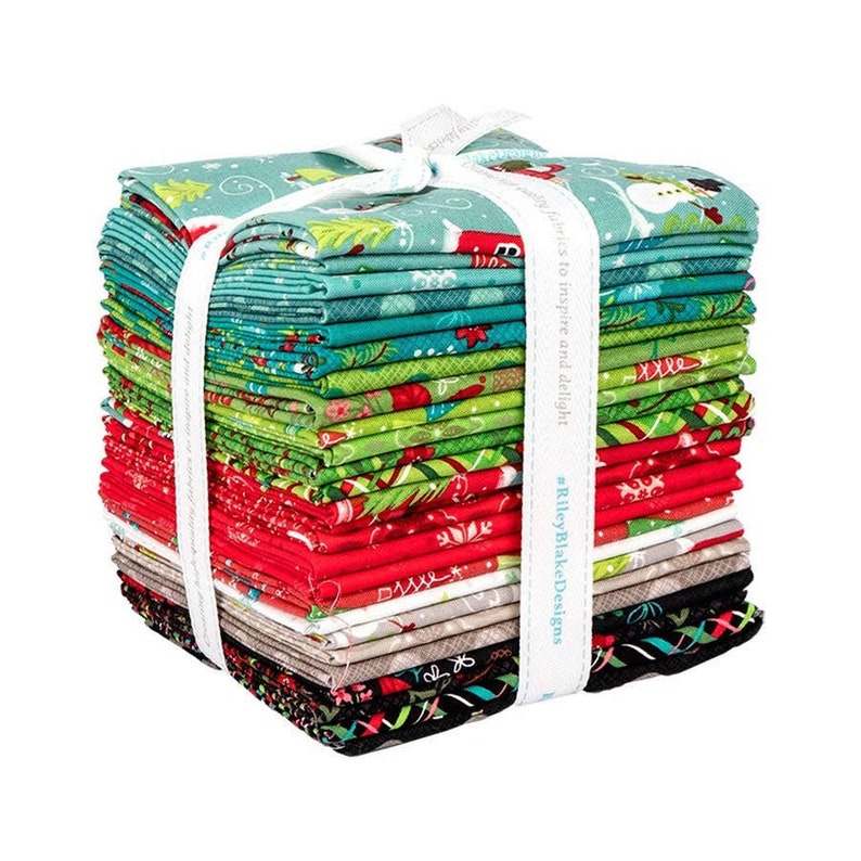 Snowed In 26 pieces of 18 x 21 cuts FQ bundle designed by Heather ...