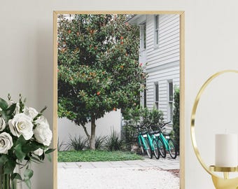 Rosemary Beach 30A Florida Bicycles Photography Print