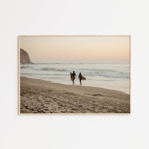 Two Surfers Dana Point California Coastal Fine Art Photography Print