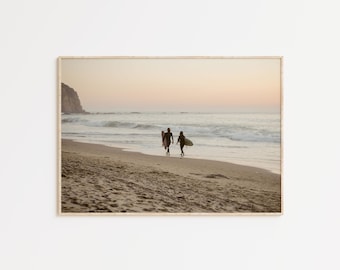 Two Surfers Dana Point California Coastal Fine Art Photography Print