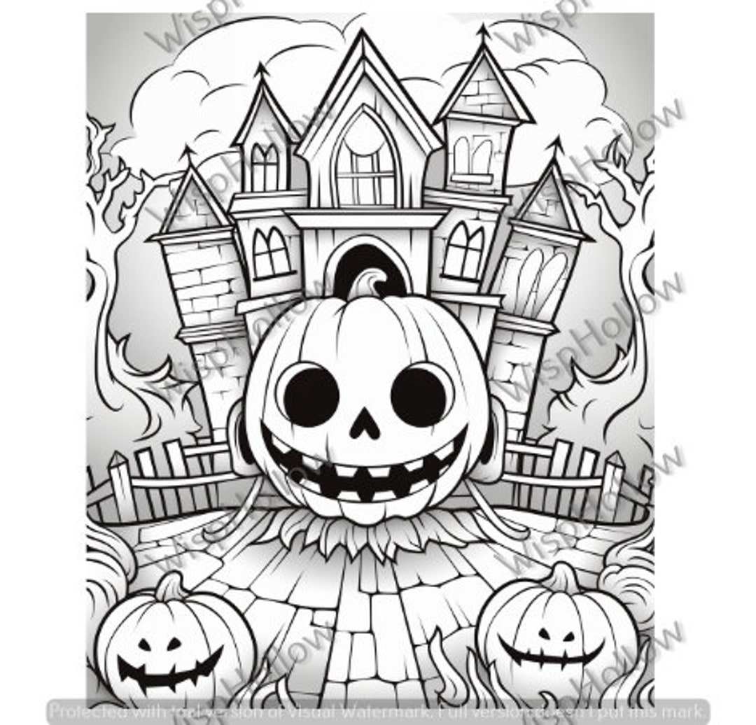 Halloween Scene | Laser Engraving File | Digital File | 3D Illusion ...