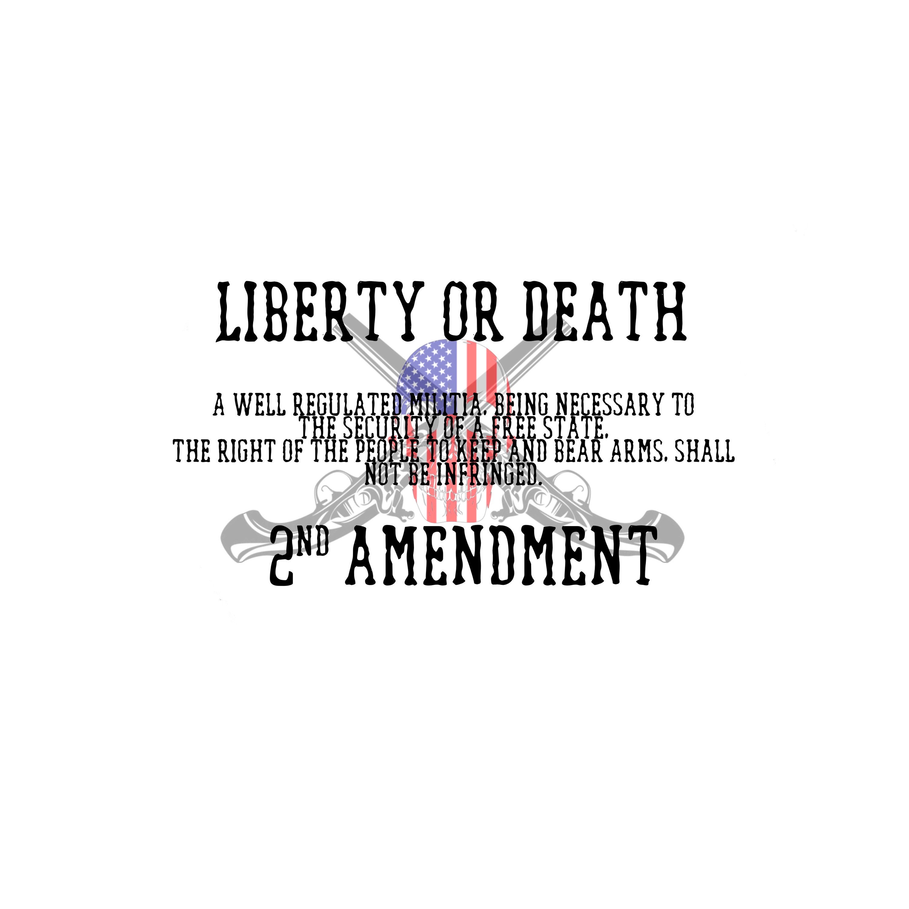 Liberty or Death Sticker | Etsy