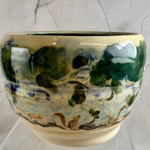 Squirrel Heaven Bowl #18, Hand Painted Pottery, Squirrel Lover Gift