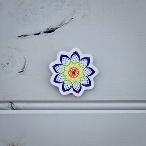 Naklejka Mandala Tęcza