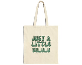 Just a Little Delulu Tote, Delulu is the Solulu Tote, Delulu Tote Bag, Being Delulu Bag, Delusional Tote Bag, Delusional Gift, Delulu Bag