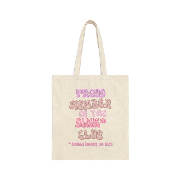 Double Income No Kids, DINK Tote, Funny Tote, Childfree Tote Bag, Childless Tote Bag, Childfree Gift, Funny DINK Gift, Funny Quote Tote Bag