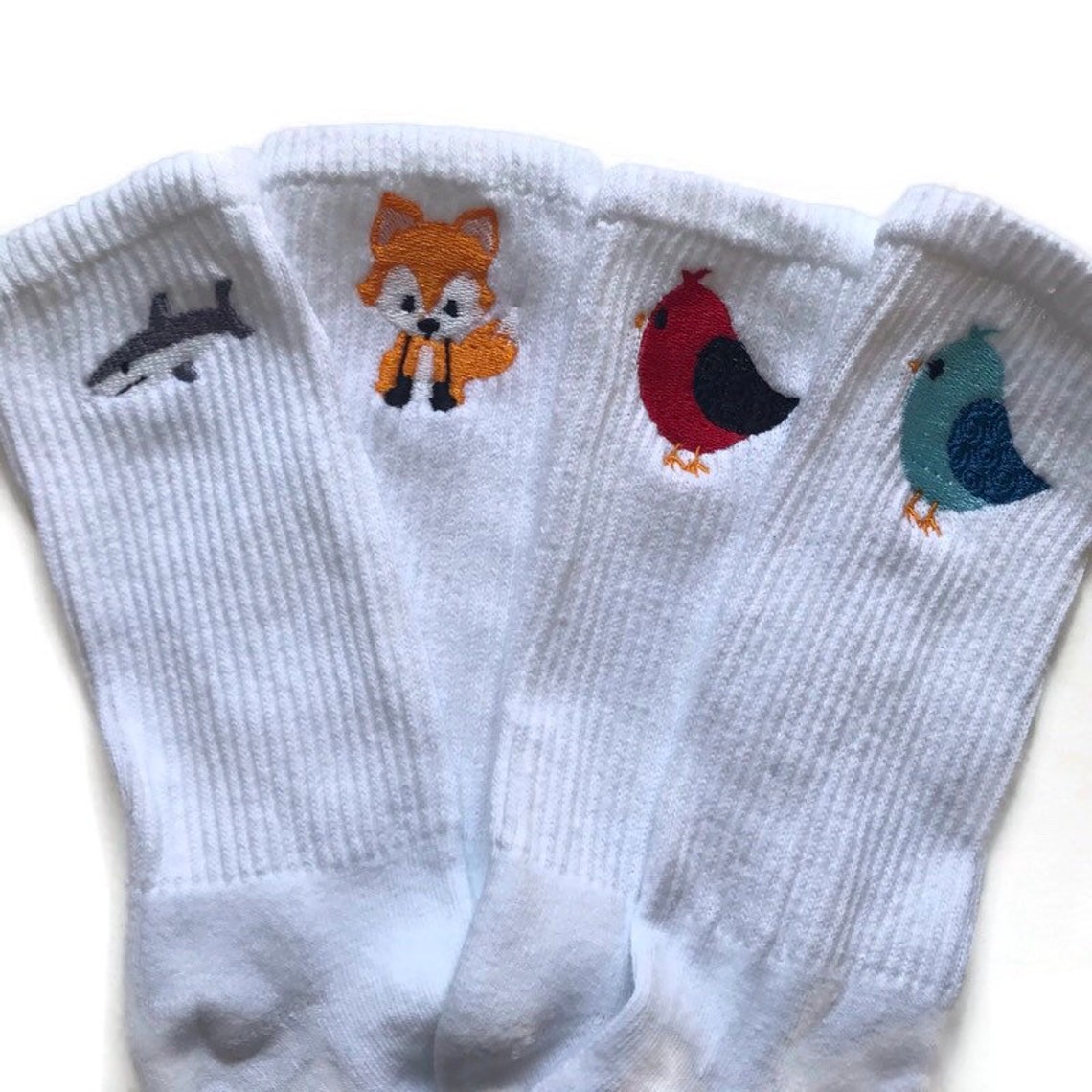 Embroidered Socks Custom Socks Embroidery Comfy Socks Etsy