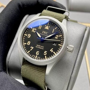 Vintage IWC Pilot's Watch Mark XVIII Heritage Black Dial IW327006 | Gift for Men image 5