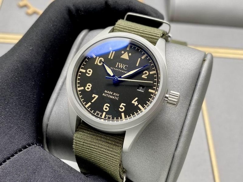 Vintage IWC Pilot's Watch Mark XVIII Heritage Black Dial IW327006 | Gift for Men image 5