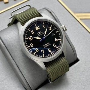 Vintage IWC Pilot's Watch Mark XVIII Heritage Black Dial IW327006 | Gift for Men image 4