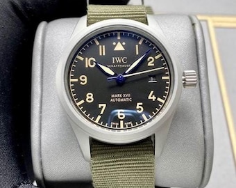 ヴィンテージ IWC パイロットウォッチ マークXVIII ヘリテージ ブラックダイヤル IW327006 | 男性へのギフト