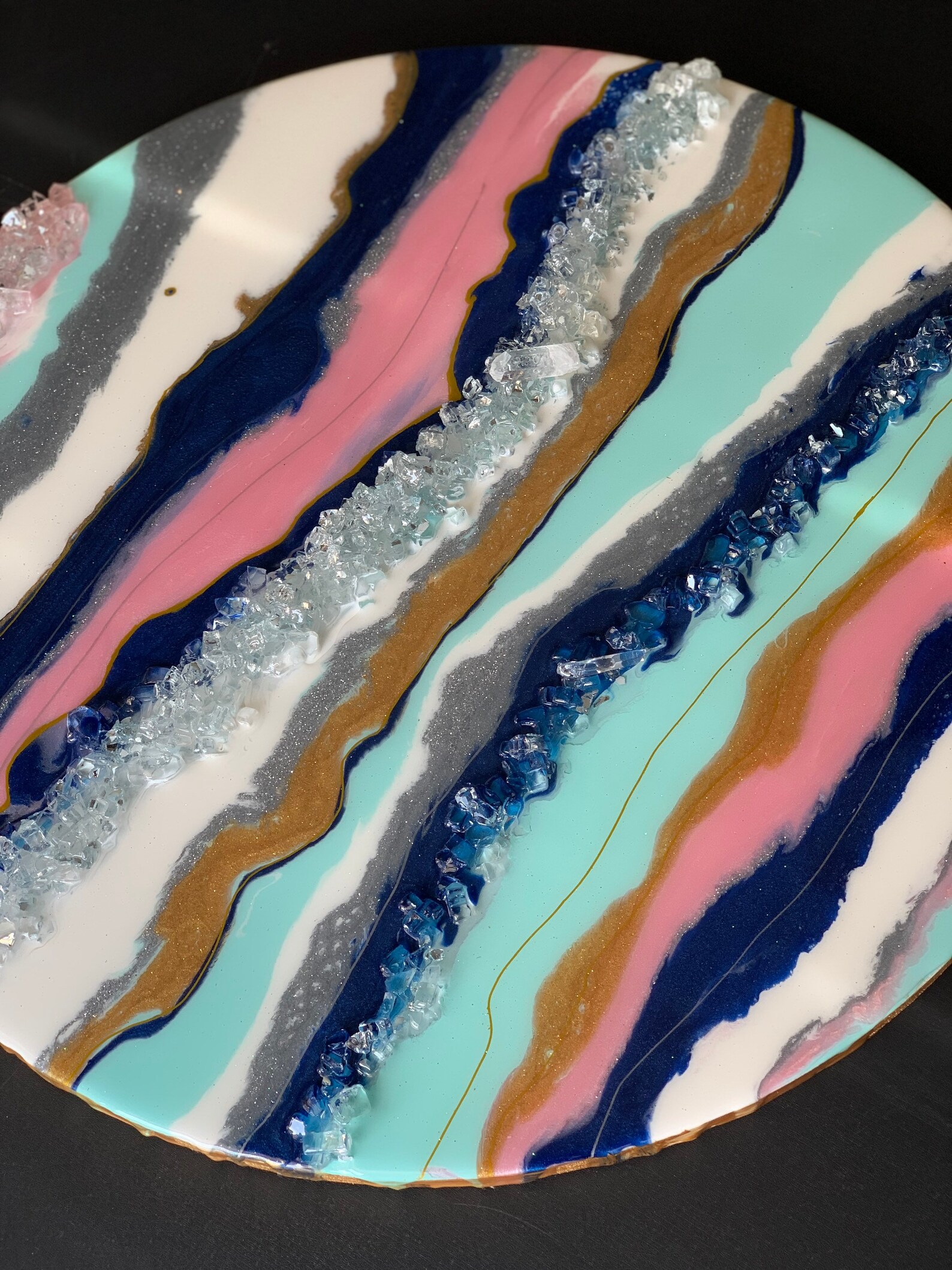 Wall Geode Decor Etsy