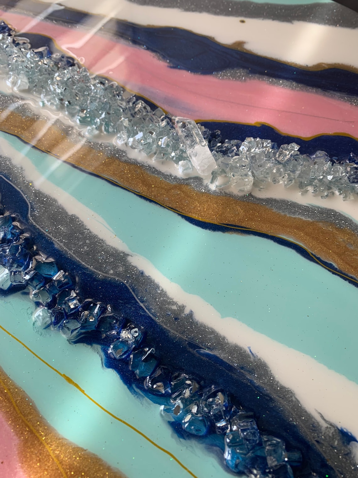 Wall Geode Decor Etsy