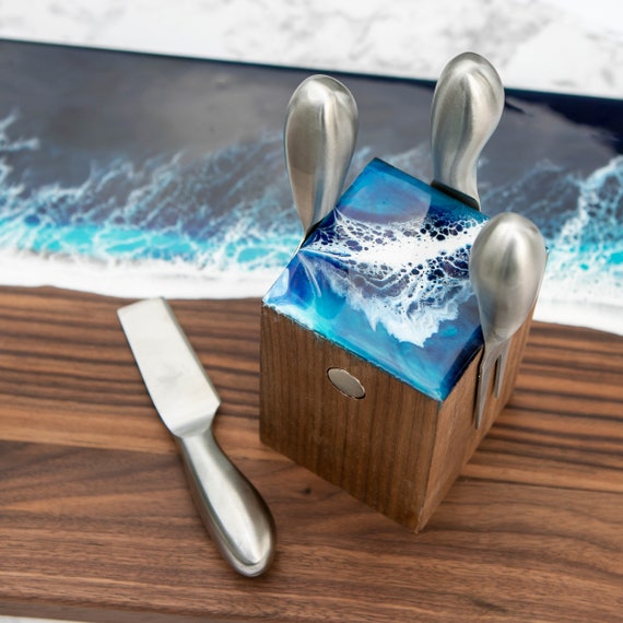 Magnetic Cheese Knife Set Resin Cheese Knive Set Unique 60th 
