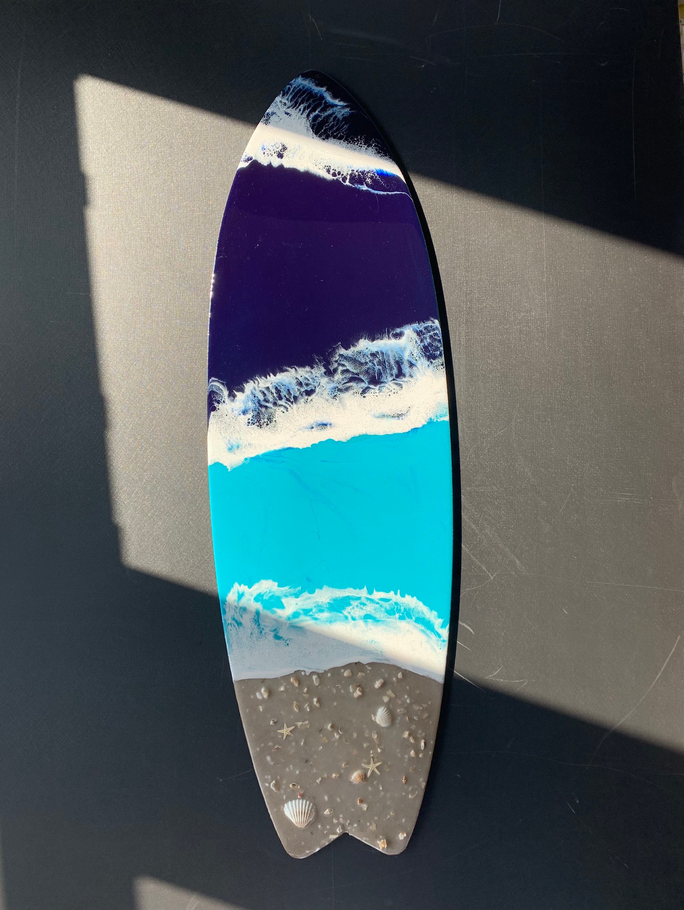 36 Epoxy Resin Surfboard Wall Art Etsy