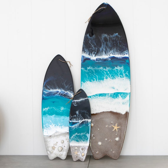 Surfboard Wall Art Decor Surfboard Decor Beach House Decoration Beach Home Decor Gift for Surfer Teenager Gift Birthday Graduation Gift