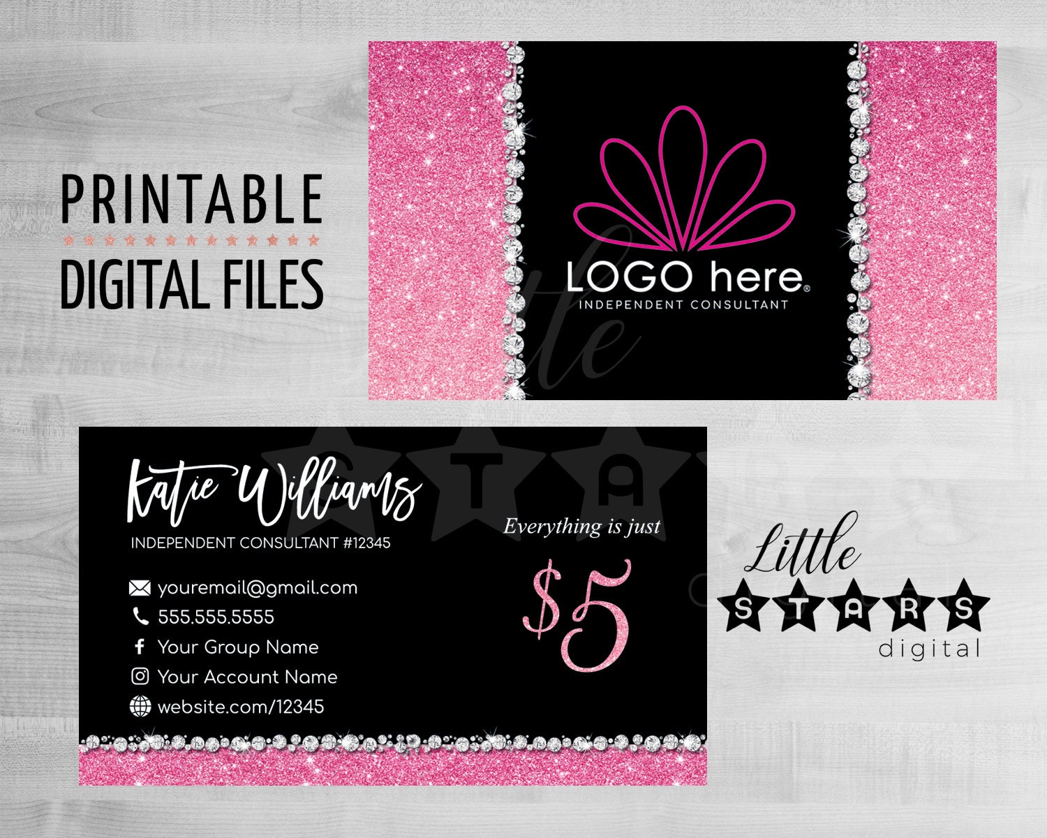 Jewelry Business Card Consultant Cards Business Card for Etsy