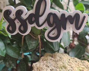 MFM Christmas Ornaments. SSDGM, Stay Sexy Don't Get Murdered, MFM, Karen & Georgia My Favorite Murder Ornament. Customizable by request