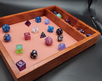 Solid Tasmanian Oak Dice RPG Tabletop Gaming Vault Tray