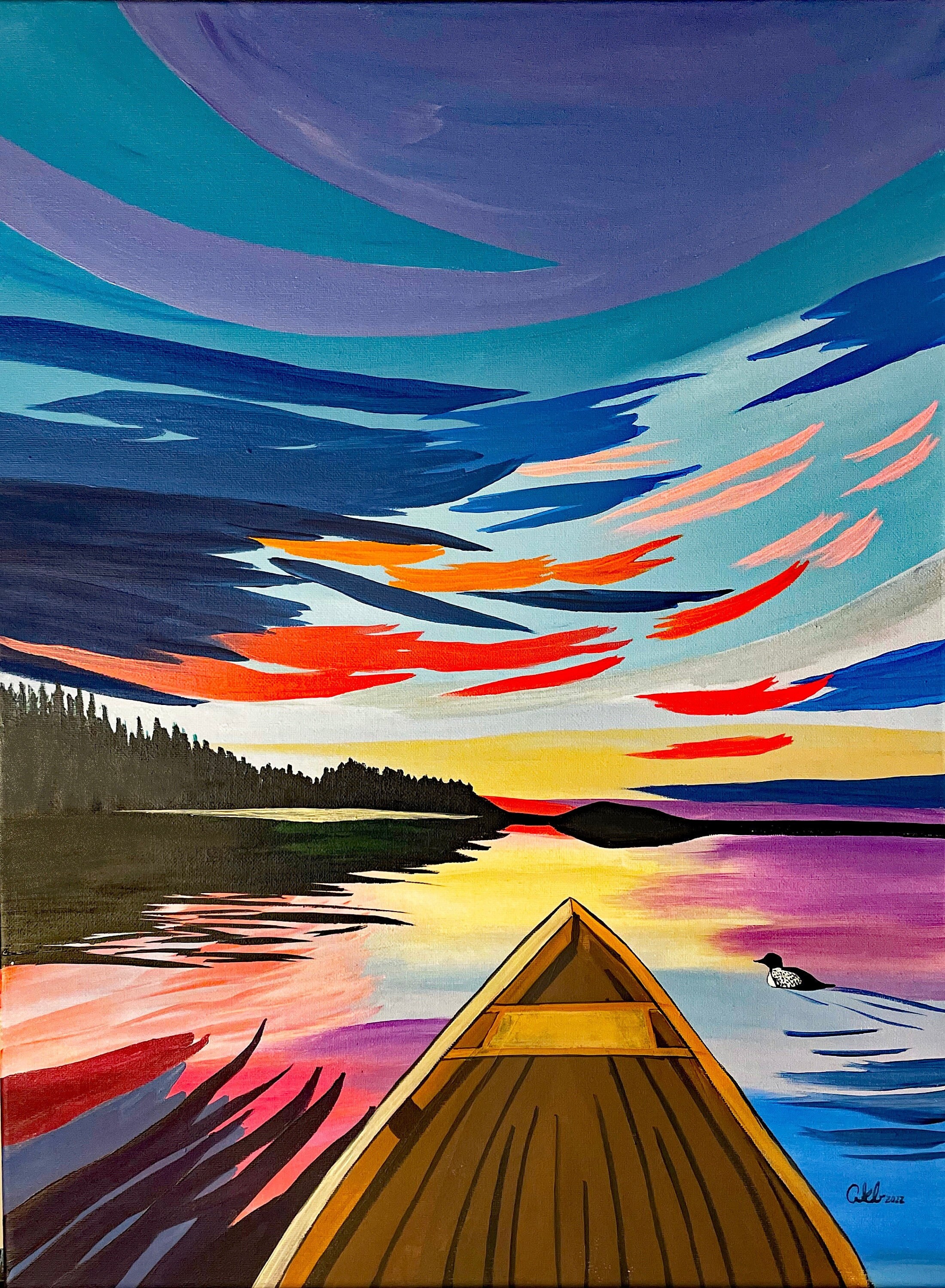 DIGITAL DOWNLOAD canoe Art Print Instant Download Printable Etsy