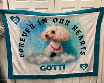 Custom Photo Blanket: Personalized Dye Sublimation Throw Blanket
