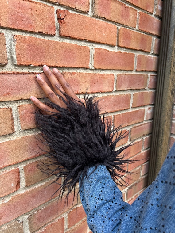 Custom Faux Fur Leg Warmers & Wrist Cuff Set - Etsy