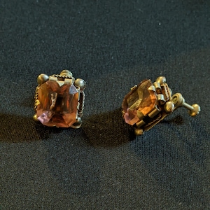 Gorgeous Vintage Mexican screw back Earrings