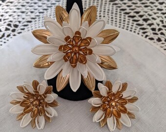 ビンテージ】 マイケルミショーWater Lilies ブローチ Water Lily