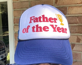 Vintage 1980’s Father of the Year Snap Back Trucker Hat