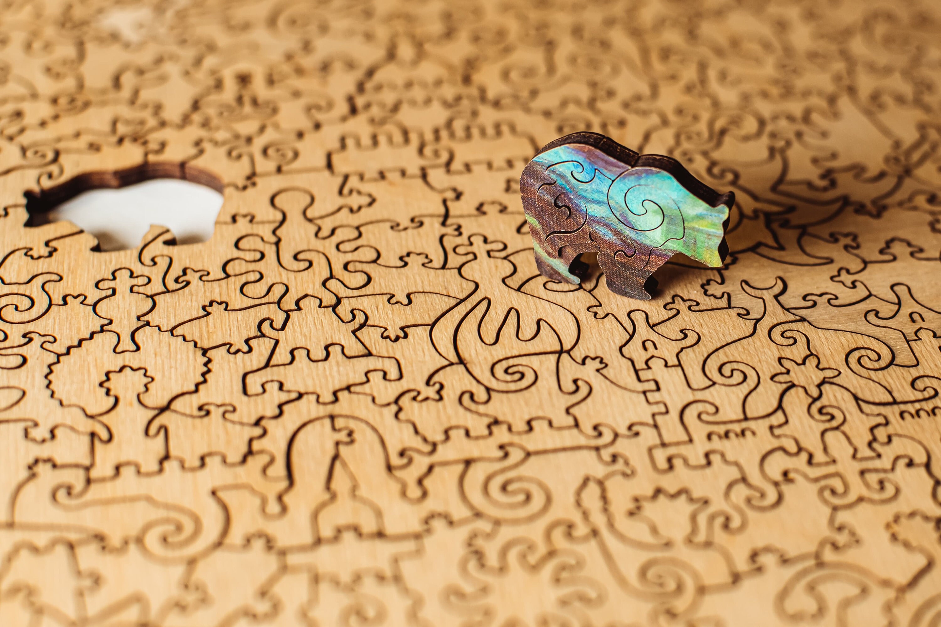 Wooden Jigsaw puzzle Peace on Earth 700 pcs Artist Nadezhda Etsy