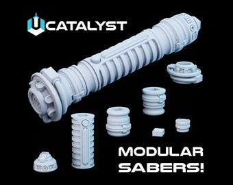 Catalyst, A 3D Printable Build-A-Hilt Saber Hilt .STL file